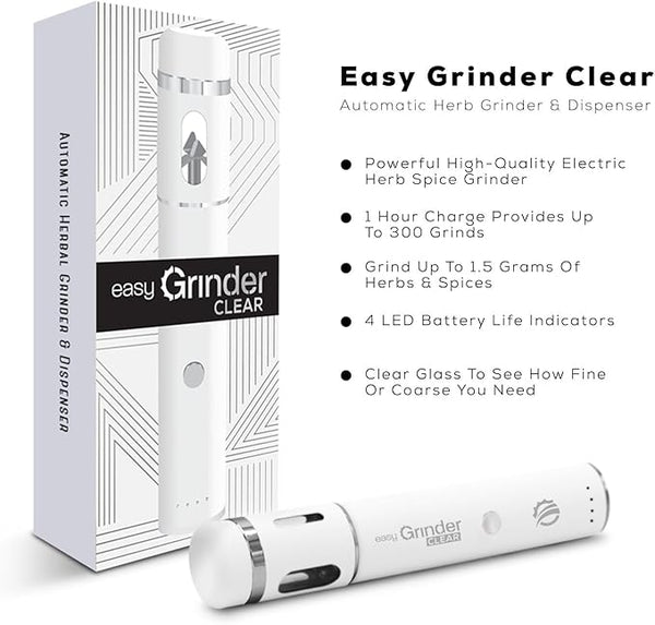 (NEW) Easy Grinder Clear White