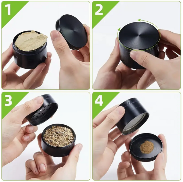 4 Layer Zinc Alloy 40mm Metal Grinder for Herb Smoking
