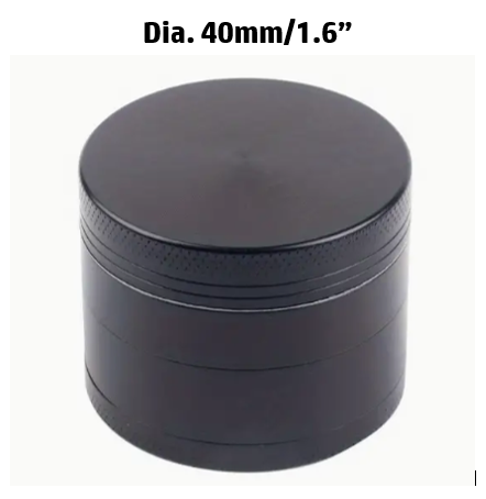 4 Layer Zinc Alloy 40mm Metal Grinder for Herb Smoking